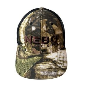 NEBO Hat Mens OS Camo Flashlights Trucker Snapback Mesh Camouflage Cap